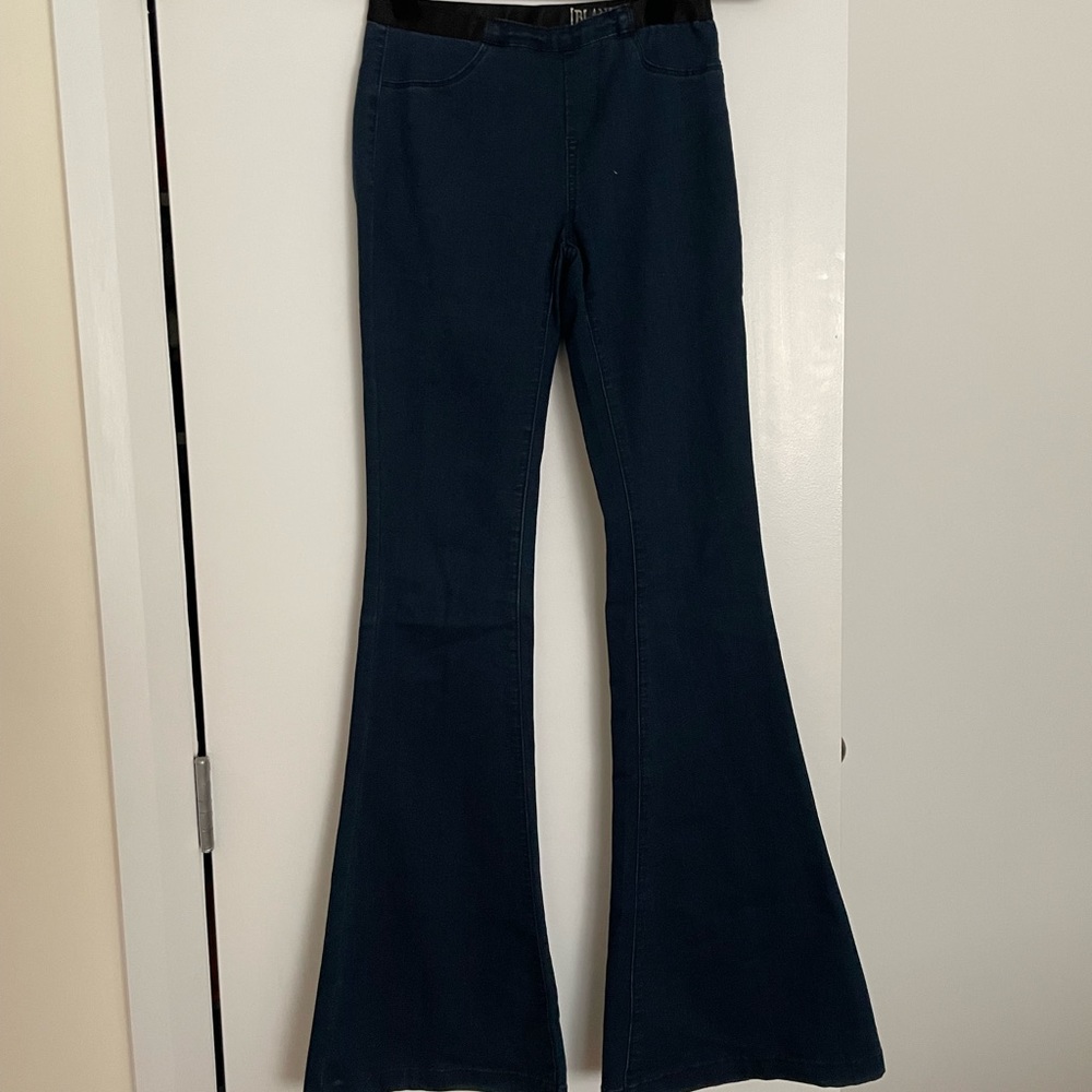 BLANK NYC Stretch Denim Flare Pants - Size Small